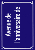 Avenue des r&ecirc;ves pour un anniversaire joyeux